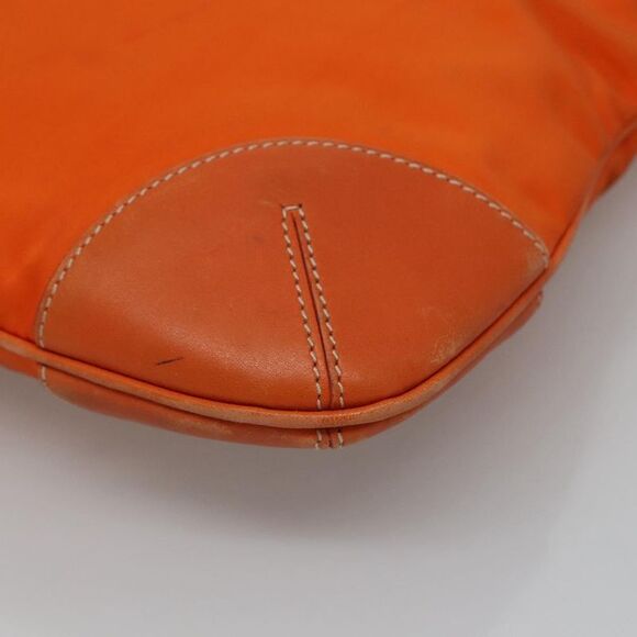 Prada Tessuto Orange Synthetic Shoulder Bag (Pre-Owned) - Picture 6 of 16